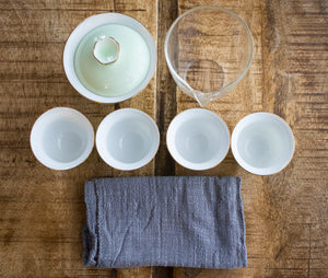 Premium Gaiwan Set (Jade Green)