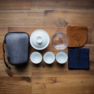 White Gaiwan Travel Set